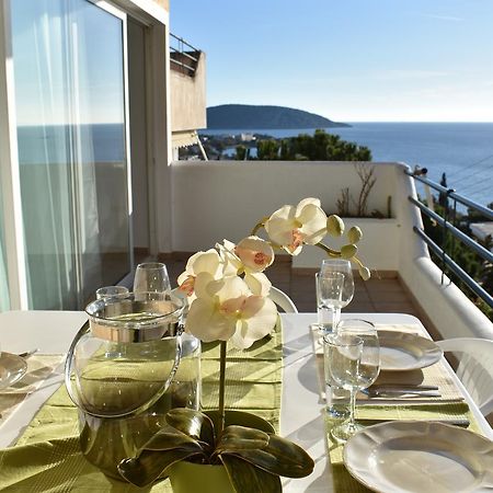 El Mar, 2 Bdr Seaview Apartment, 7 Min From Beach Lagonisi Zewnętrze zdjęcie