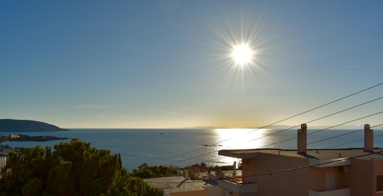 El Mar, 2 Bdr Seaview Apartment, 7 Min From Beach Lagonisi Zewnętrze zdjęcie