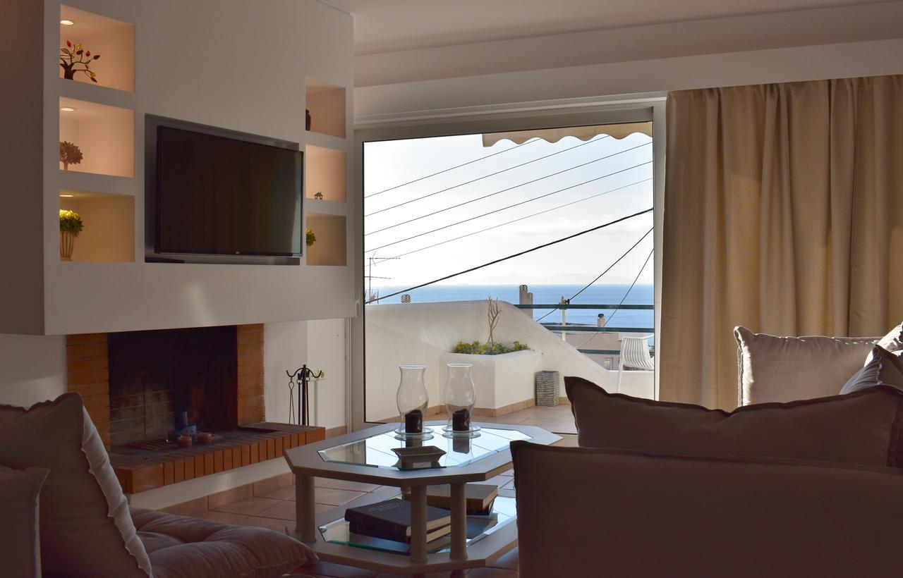 El Mar, 2 Bdr Seaview Apartment, 7 Min From Beach Lagonisi Zewnętrze zdjęcie
